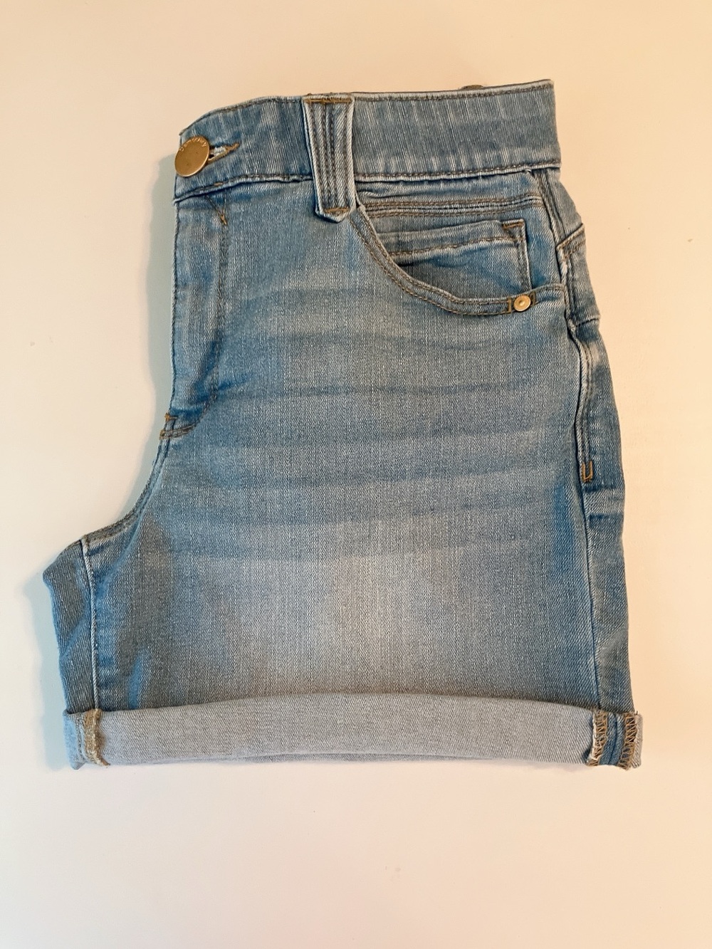 Democracy High-Rise Absolution Cuffed Denim Jean Shorts Medium Size 8 - Picture 9 of 9
